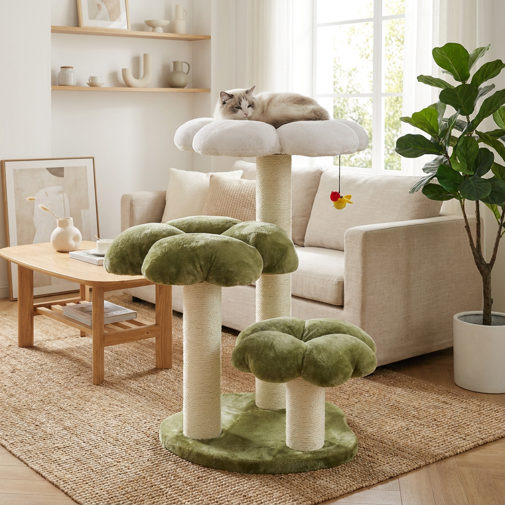 ScritchPets Four Leaf Clover Cat Tree
