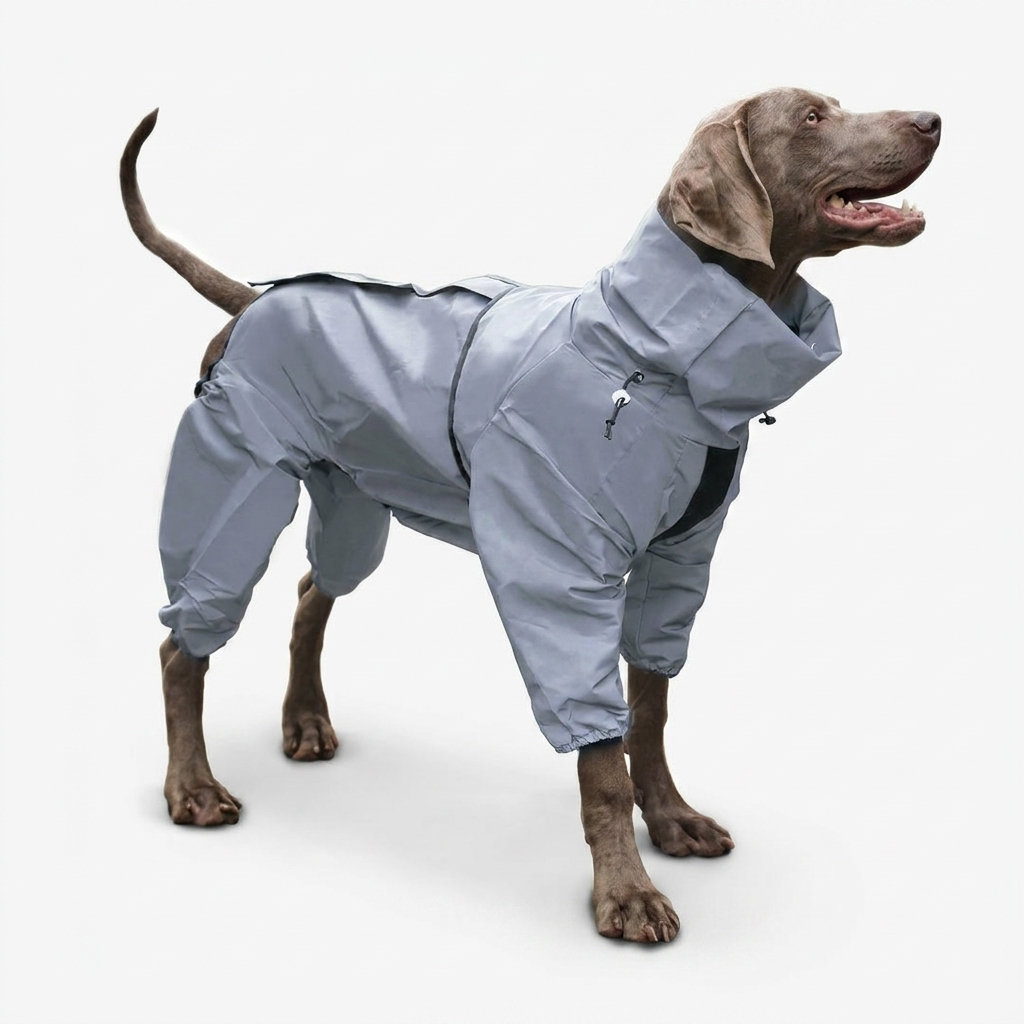 ScritchPets Reflective Waterproof Dog Raincoat
