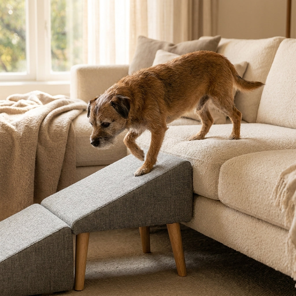 ScritchPets 2-in-1 Dog Ramp & Ottoman