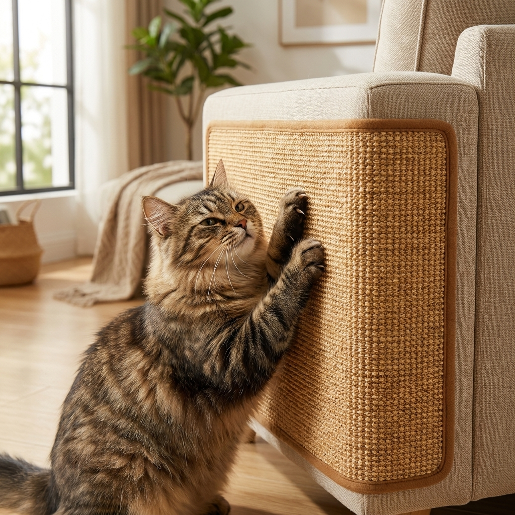 ScritchPets Cat Scratcher Sofa Protector