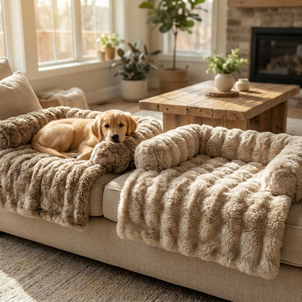 ScritchPets Cozy Dog Sofa Bed