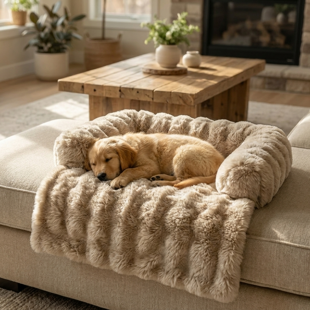 ScritchPets Cozy Dog Sofa Bed