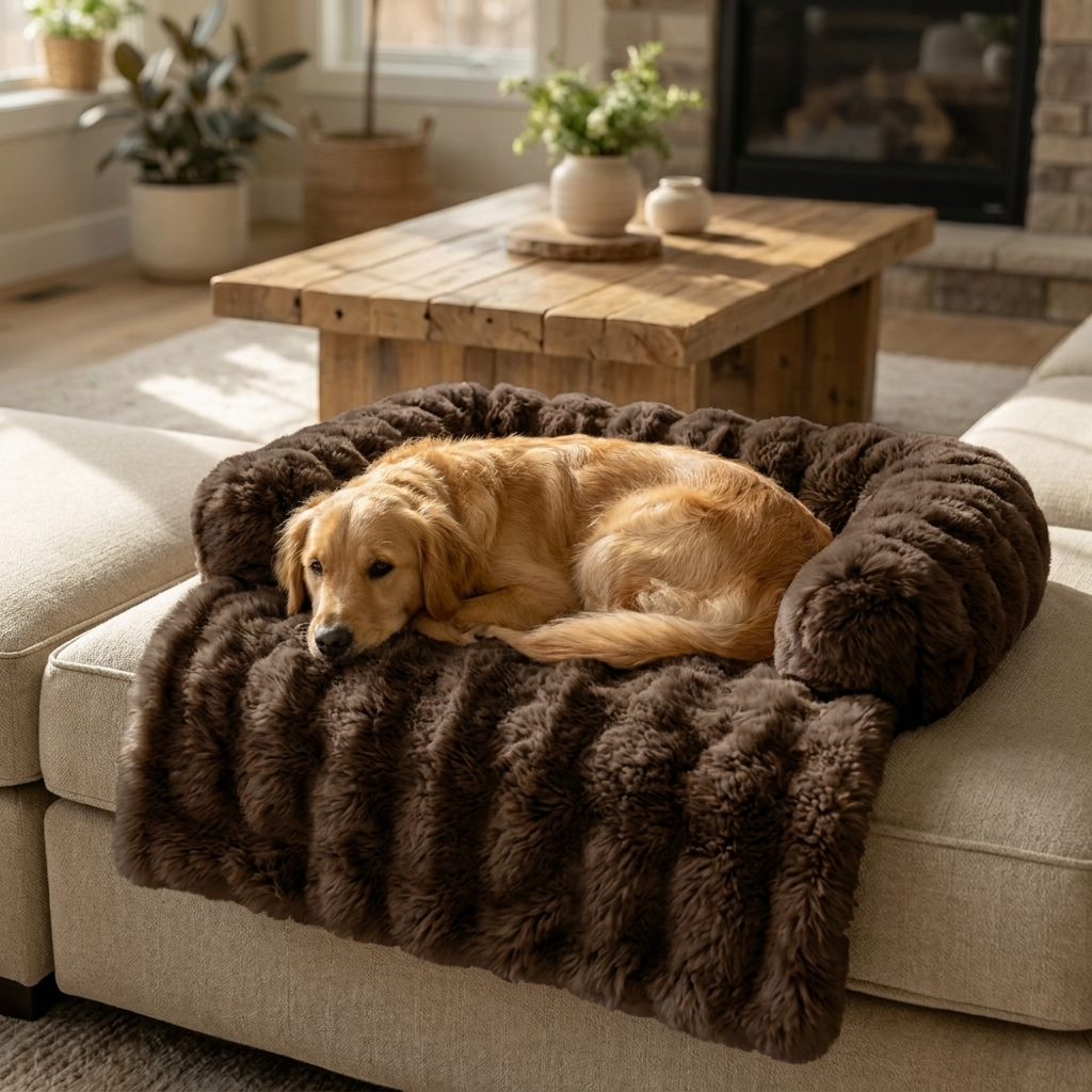 ScritchPets Cozy Dog Sofa Bed