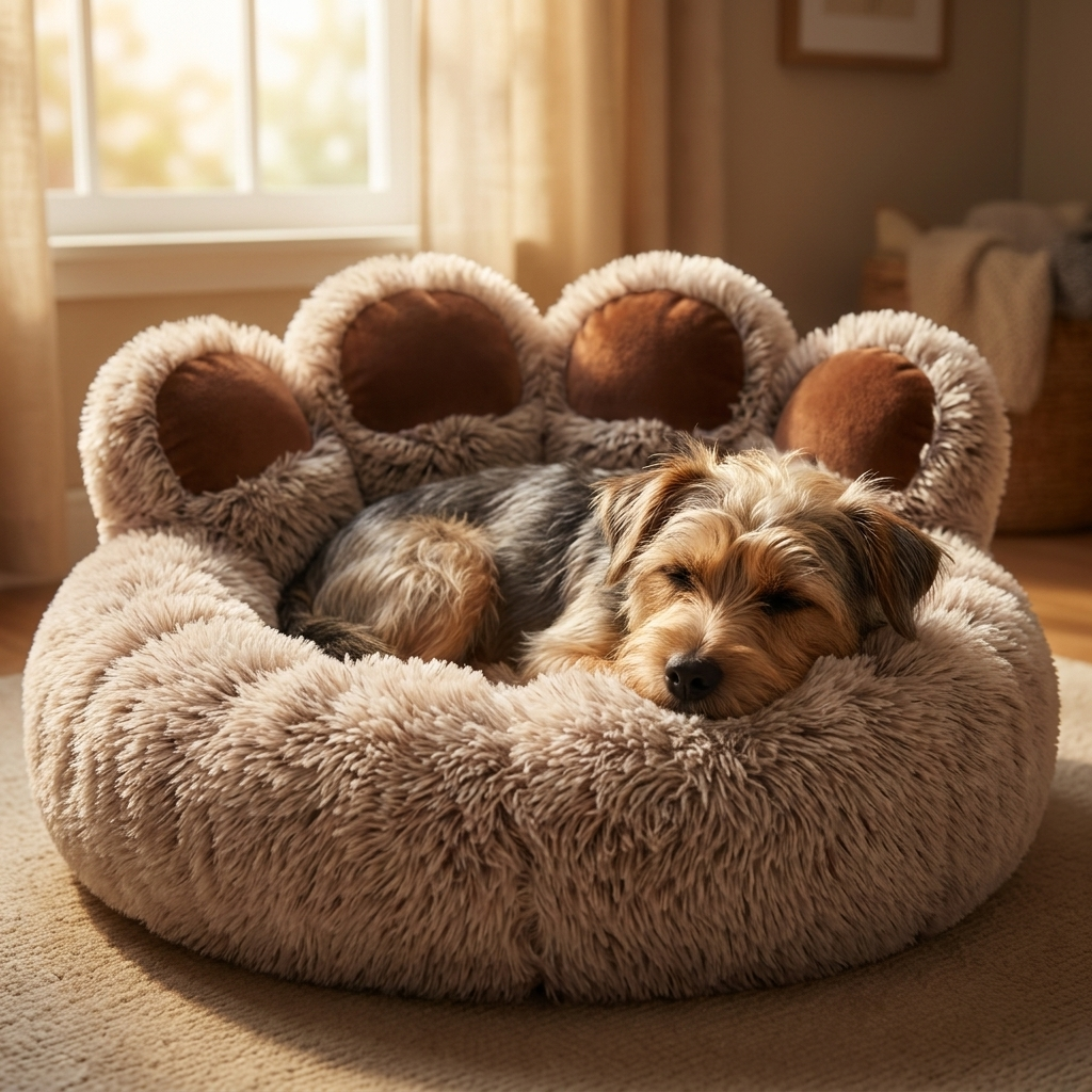 ScritchPets Anti-Anxiety Dog Bed