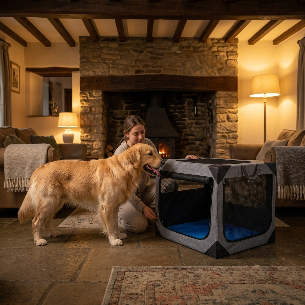 ScritchPets Large Dog Travel Crate