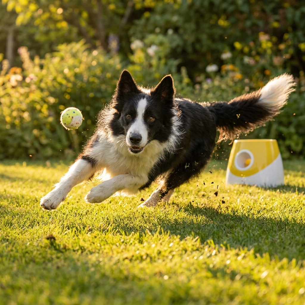 ScritchPets Automatic Dog Ball Launcher