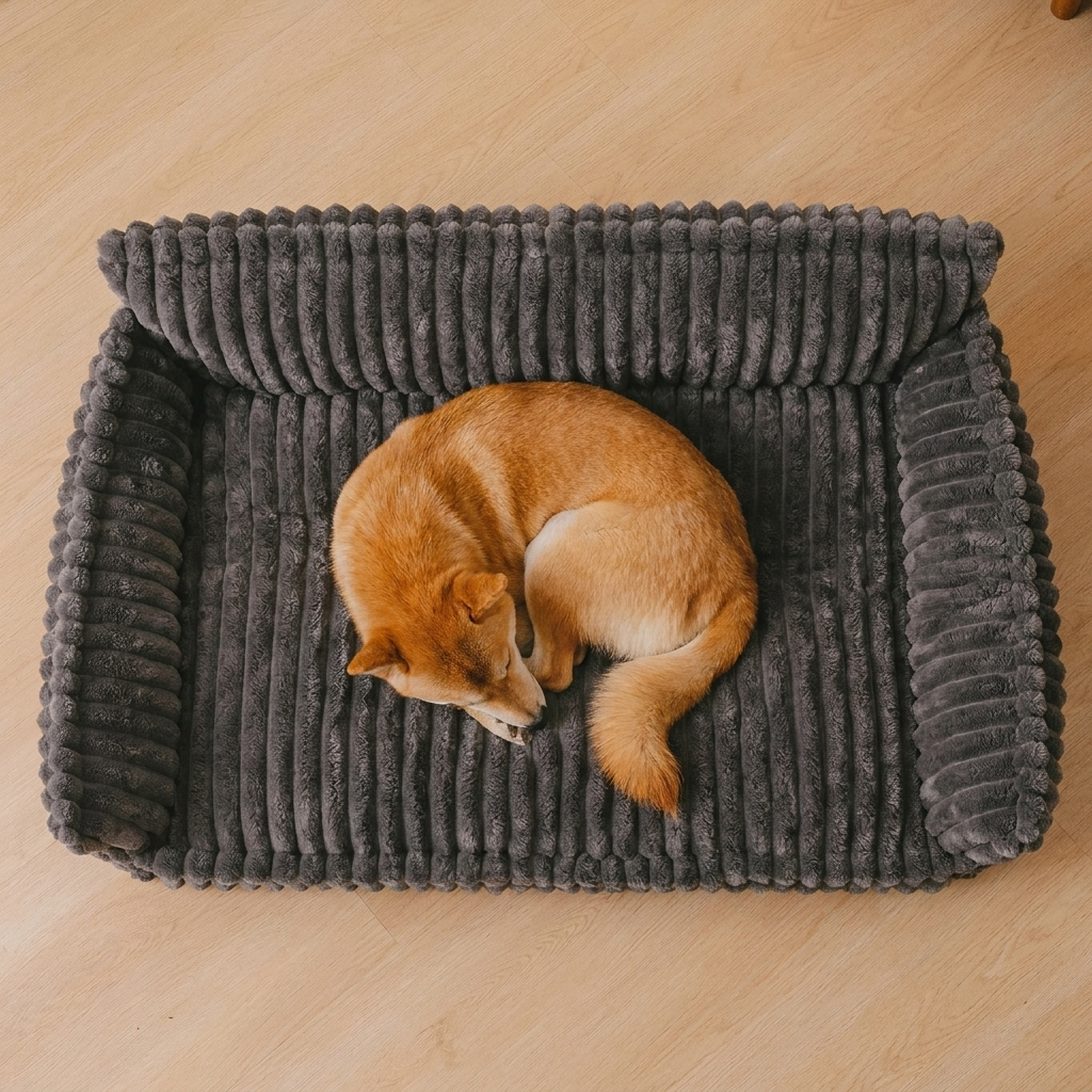 ScritchPets Fluffy Dog Pillow Sofa Bed
