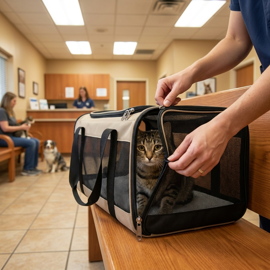 ScritchPets Expandable Cat Carrier Bag