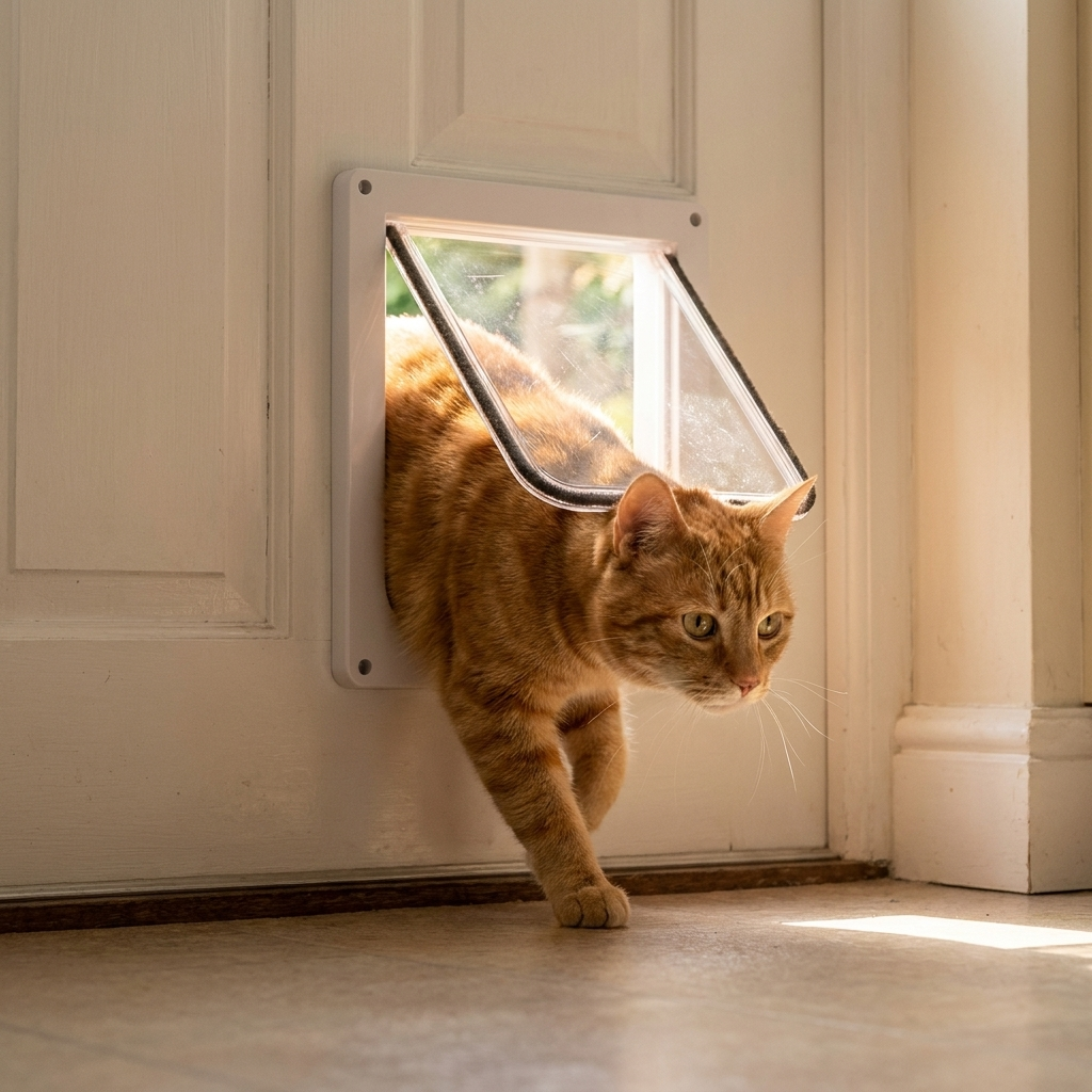 ScritchPets 4-Way Locking Pet Door Flap