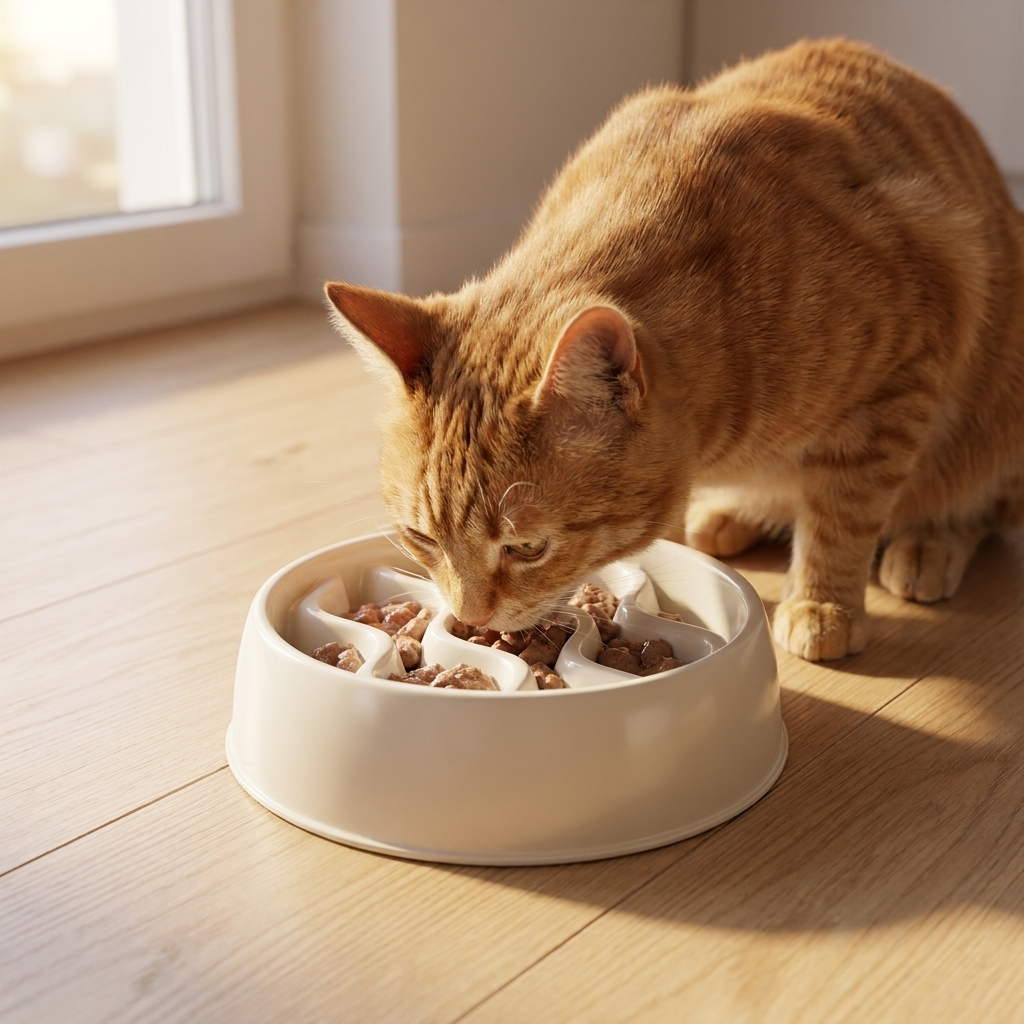 ScritchPets Splash-Free Cat Bowl