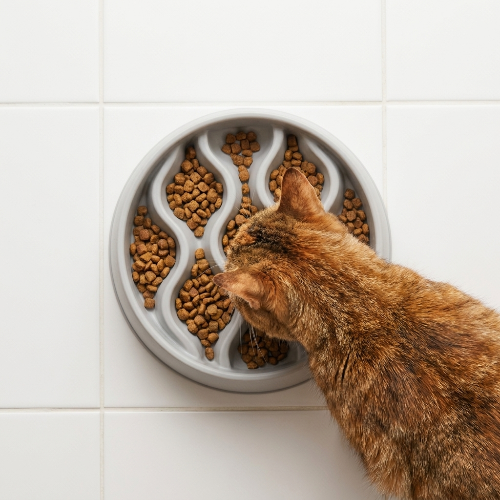 ScritchPets Splash-Free Cat Bowl