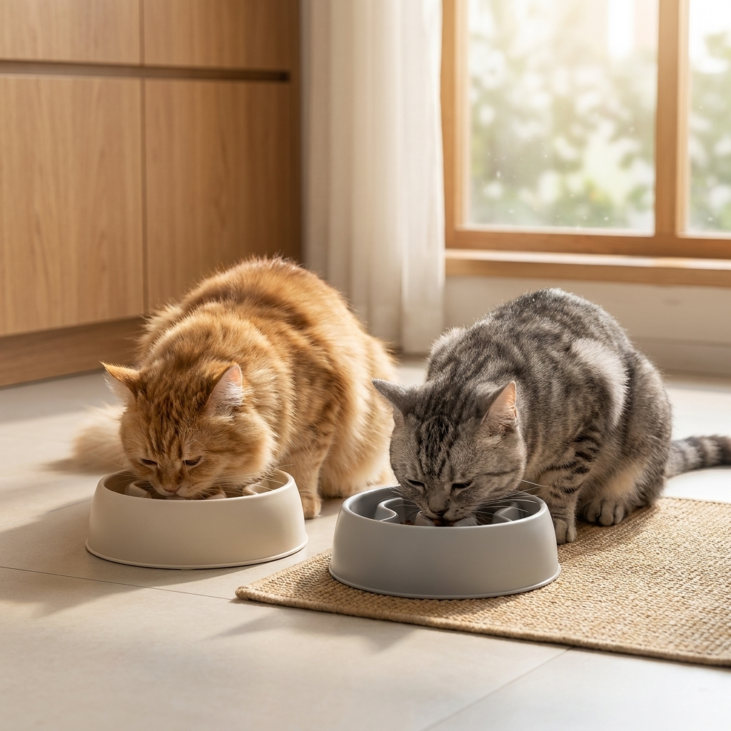 ScritchPets Splash-Free Cat Bowl