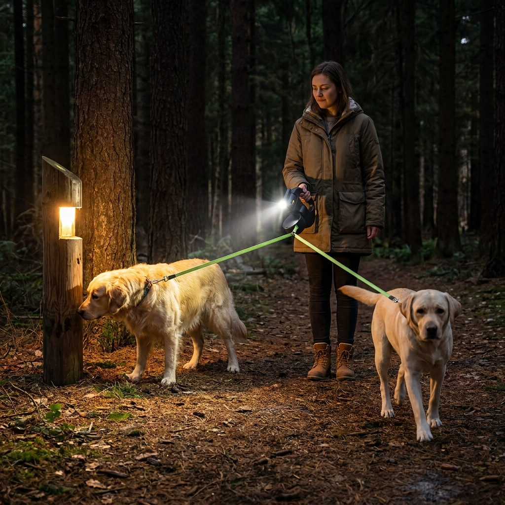 ScritchPets TangleFree Double Dog Lead