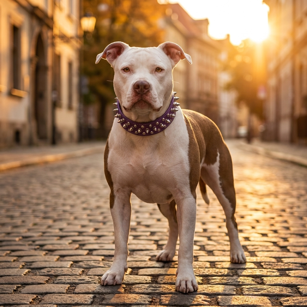 ScritchPets Spiked Dog Collar and Leash Set