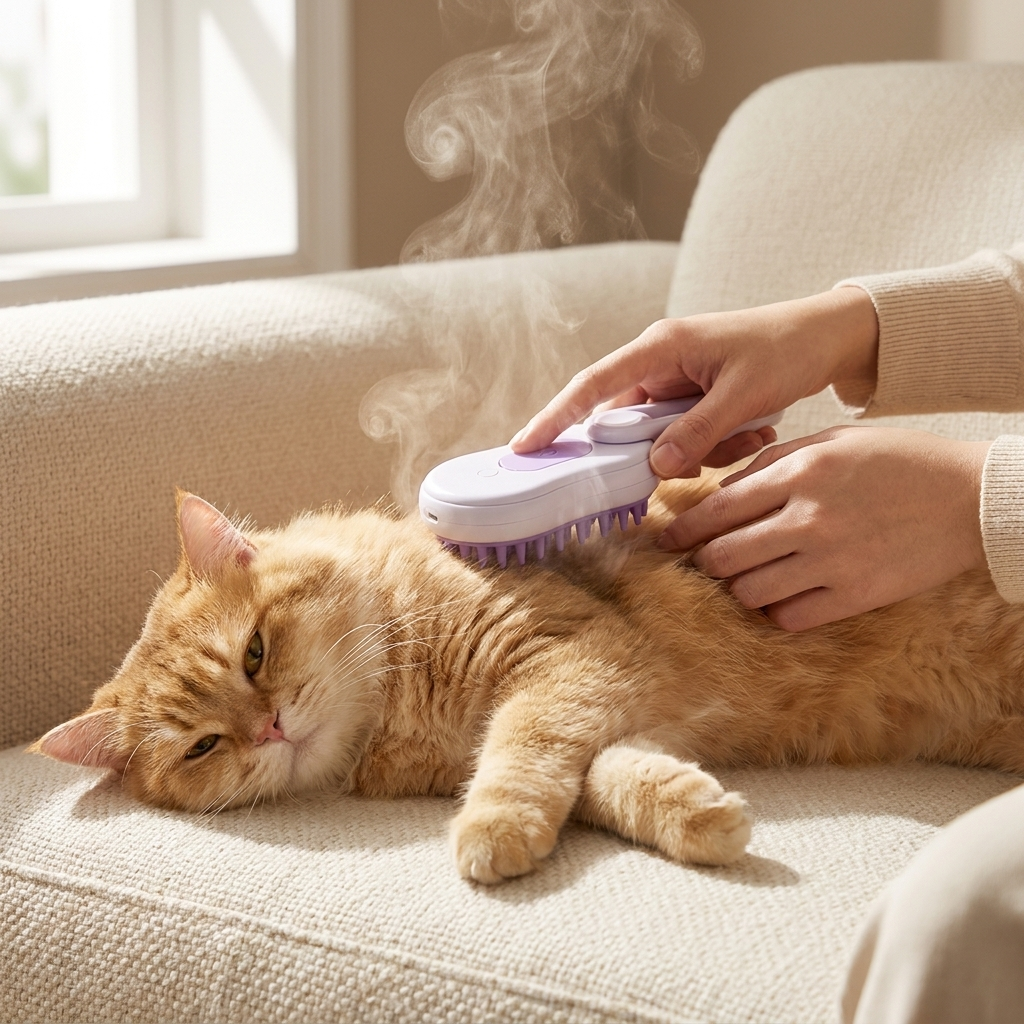 ScritchPets Steam Grooming Brush