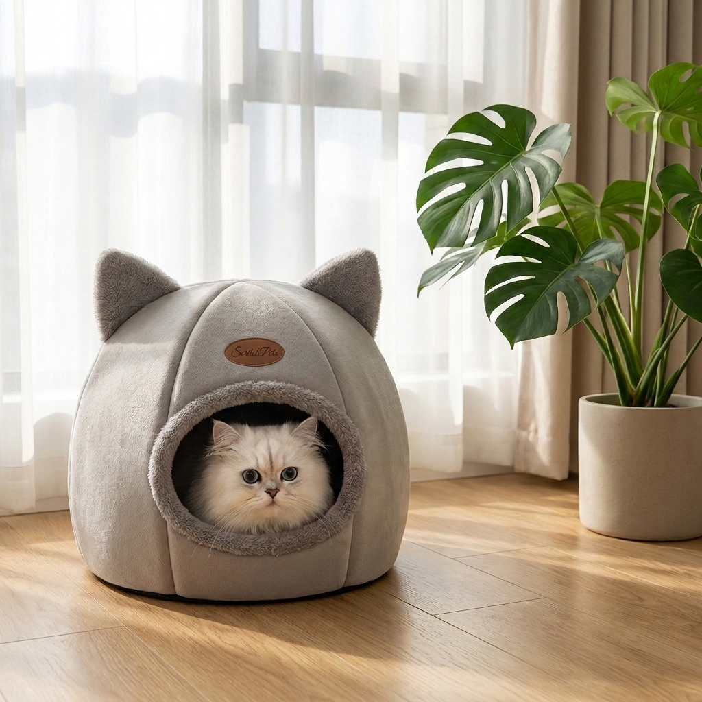 ScritchPets Cat Cave Bed