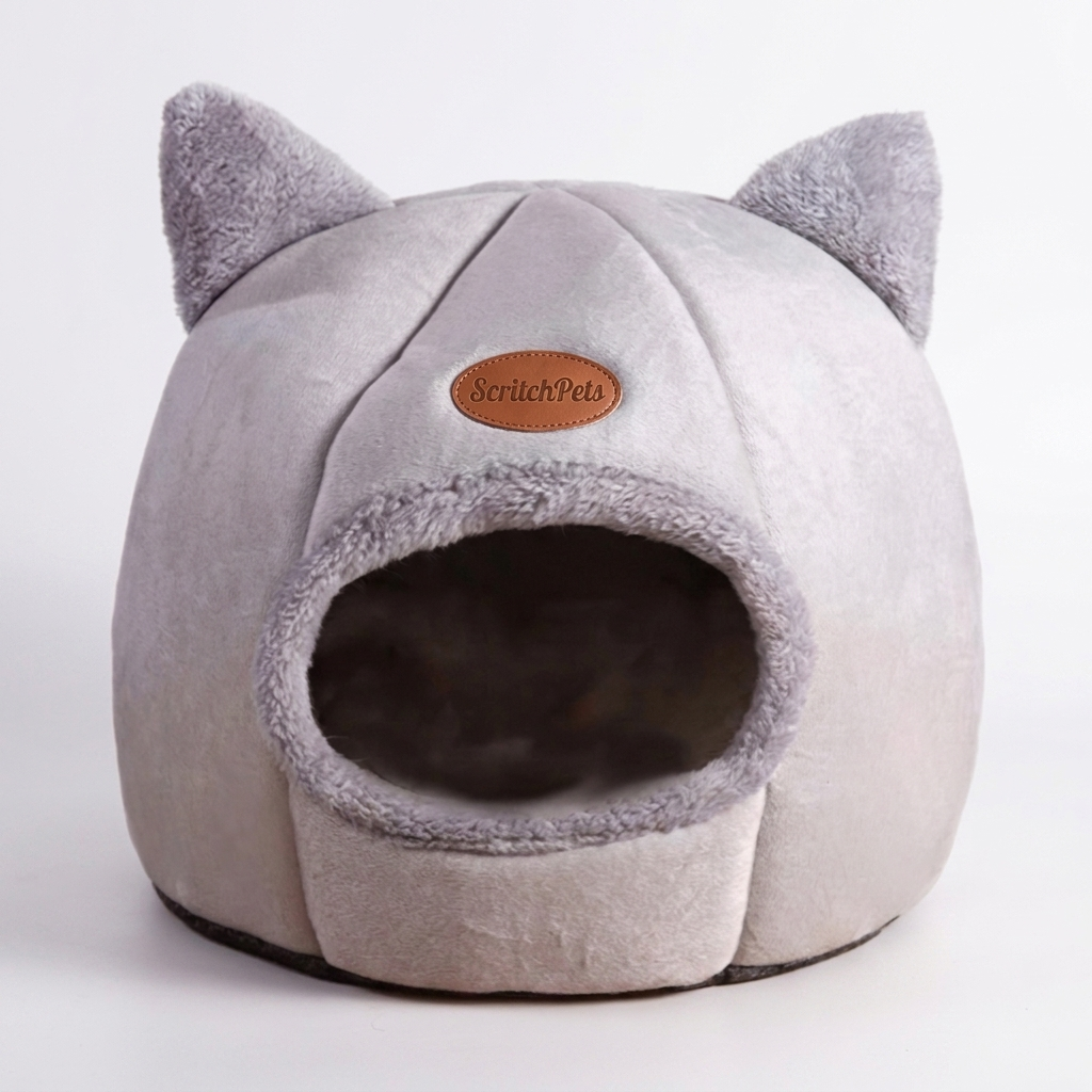 ScritchPets Cat Cave Bed