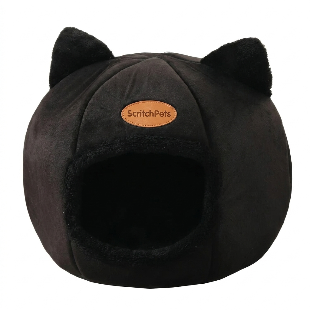 ScritchPets Cat Cave Bed