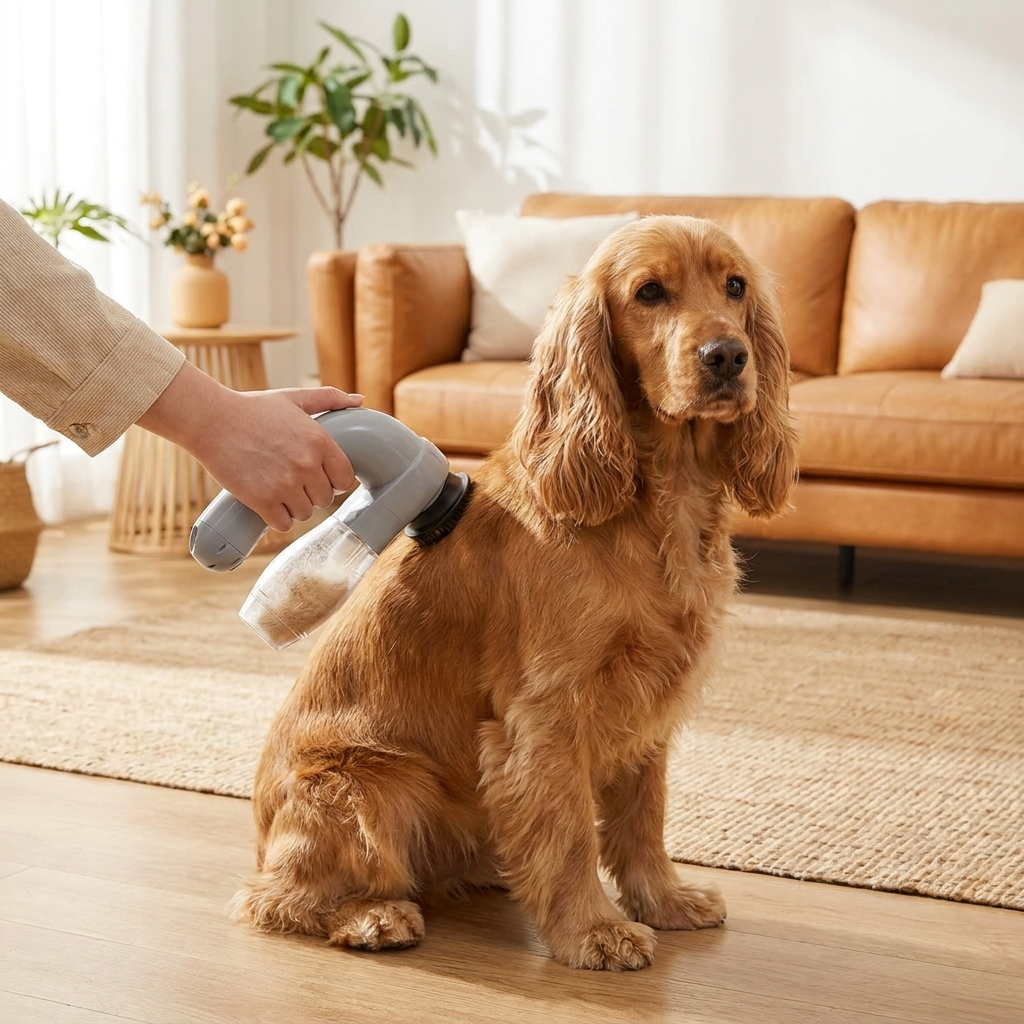 ScritchPets Cordless Pet Grooming Vacuum