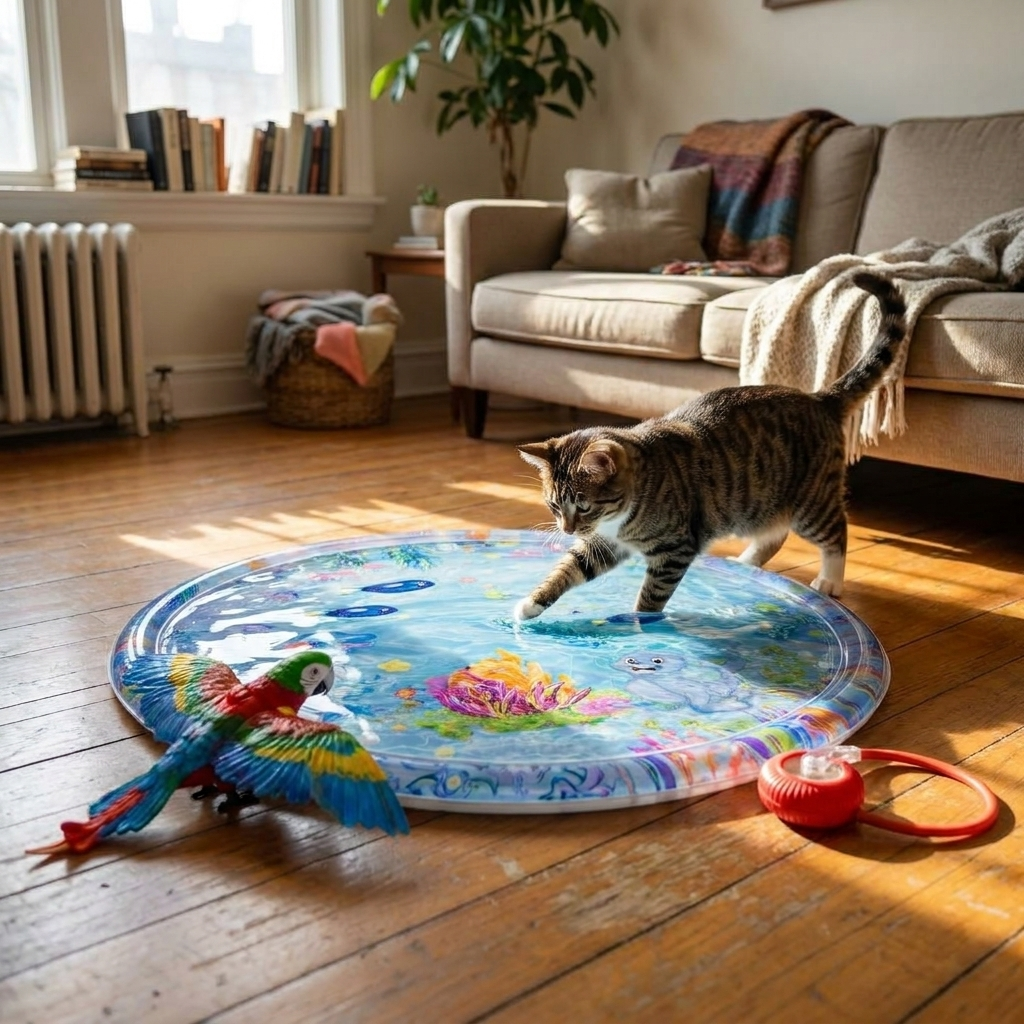 ScritchPets AquaPaw Cat Hunt Kit lifestyle image