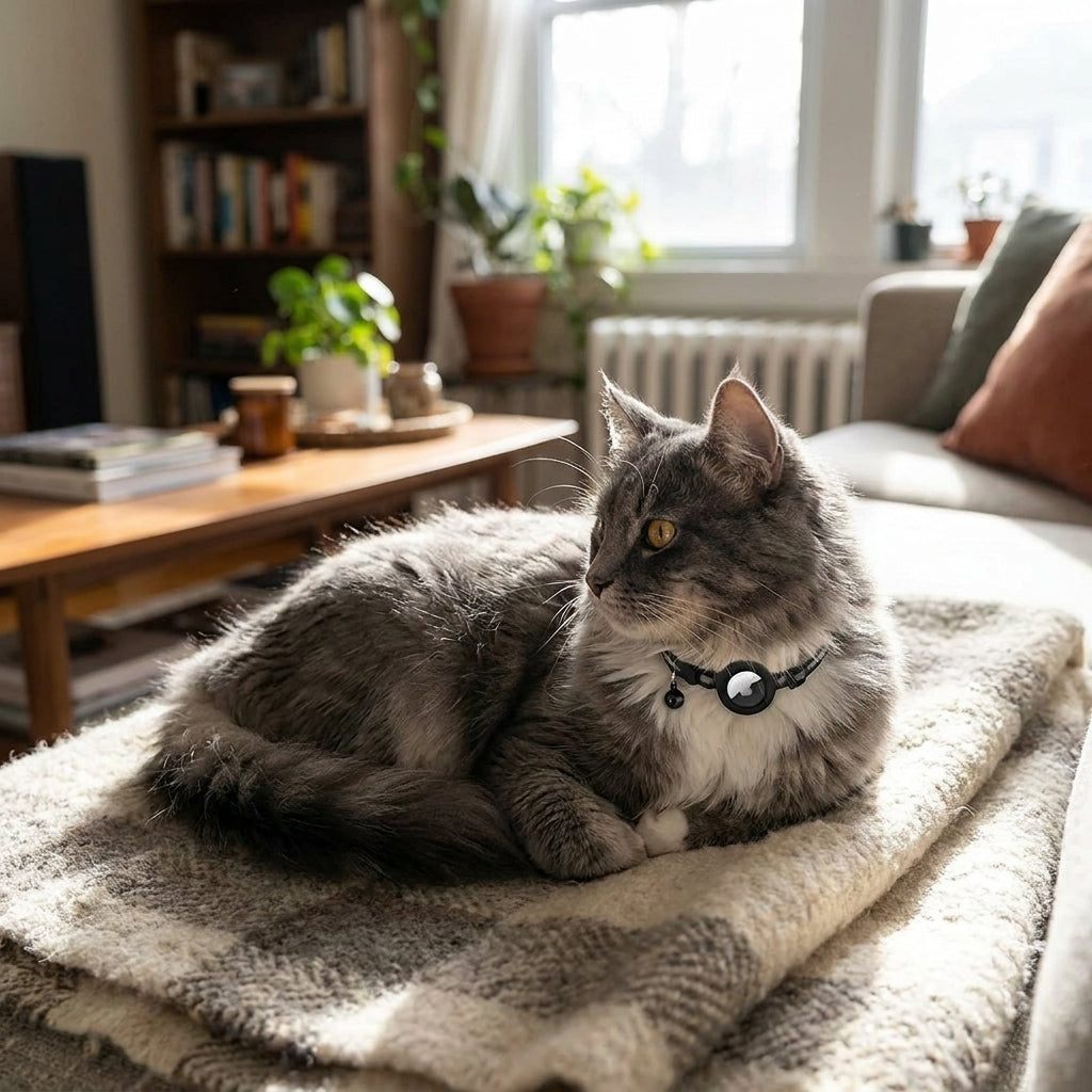 ScritchPets Reflective AirTag Holder Pet Collar