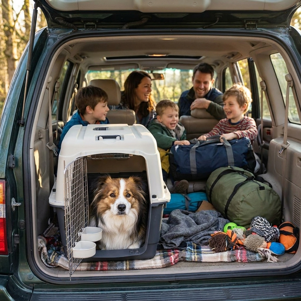 ScritchPets Dog Travel Kennel