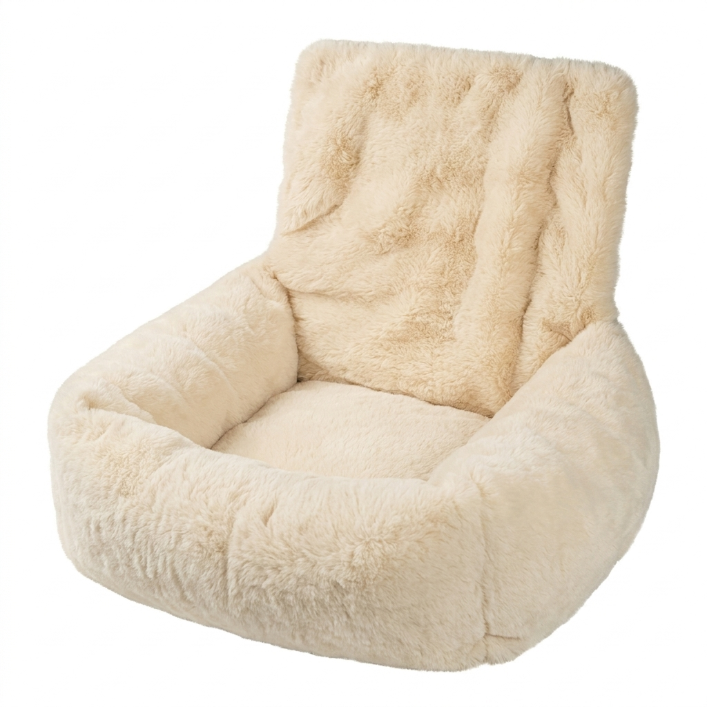 ScritchPets Cozy Dog Car Bed