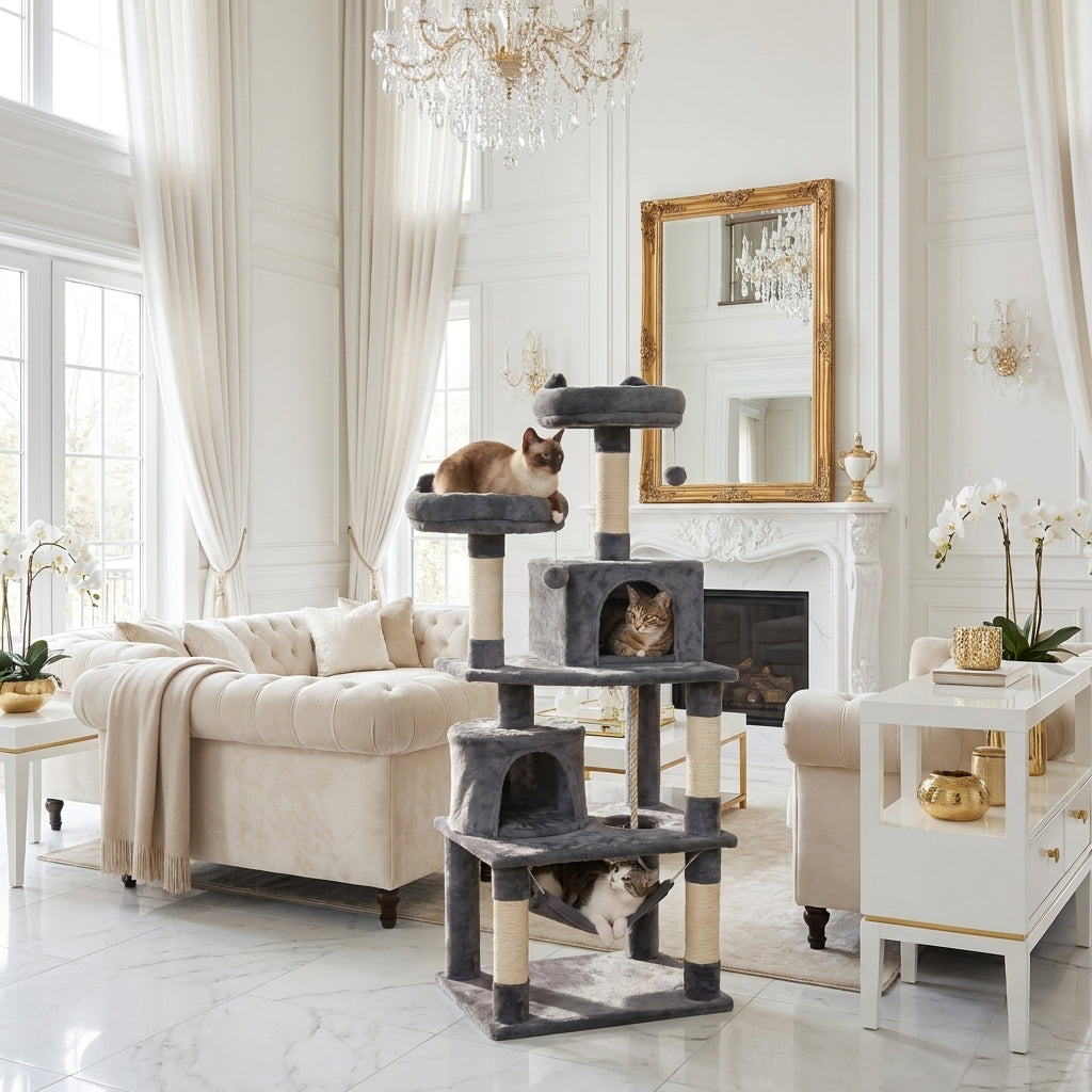 ScritchPets Multi Level Cat Tree Tower
