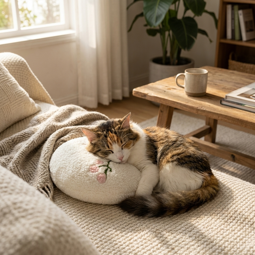 ScritchPets Calming Cat Pillow