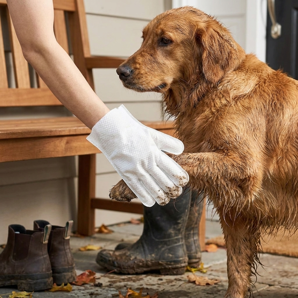 ScritchPets Pet Cleaning Glove Wipes