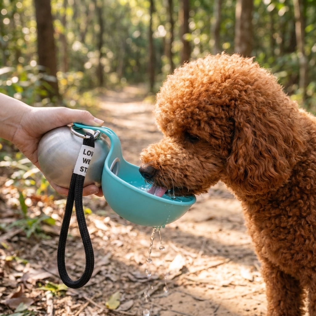 ScritchPets Dog Travel Water Cup Bottle
