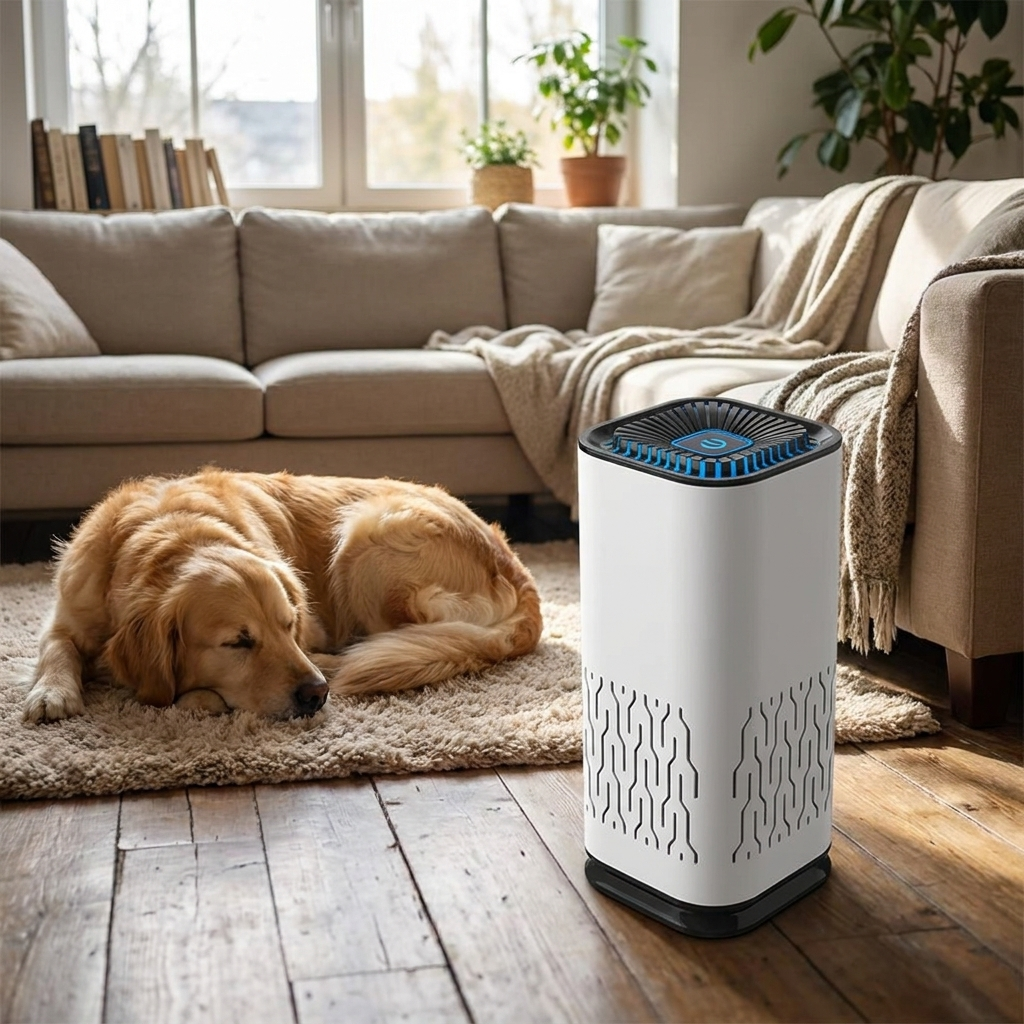 ScritchPets Pet Air Purifier in use