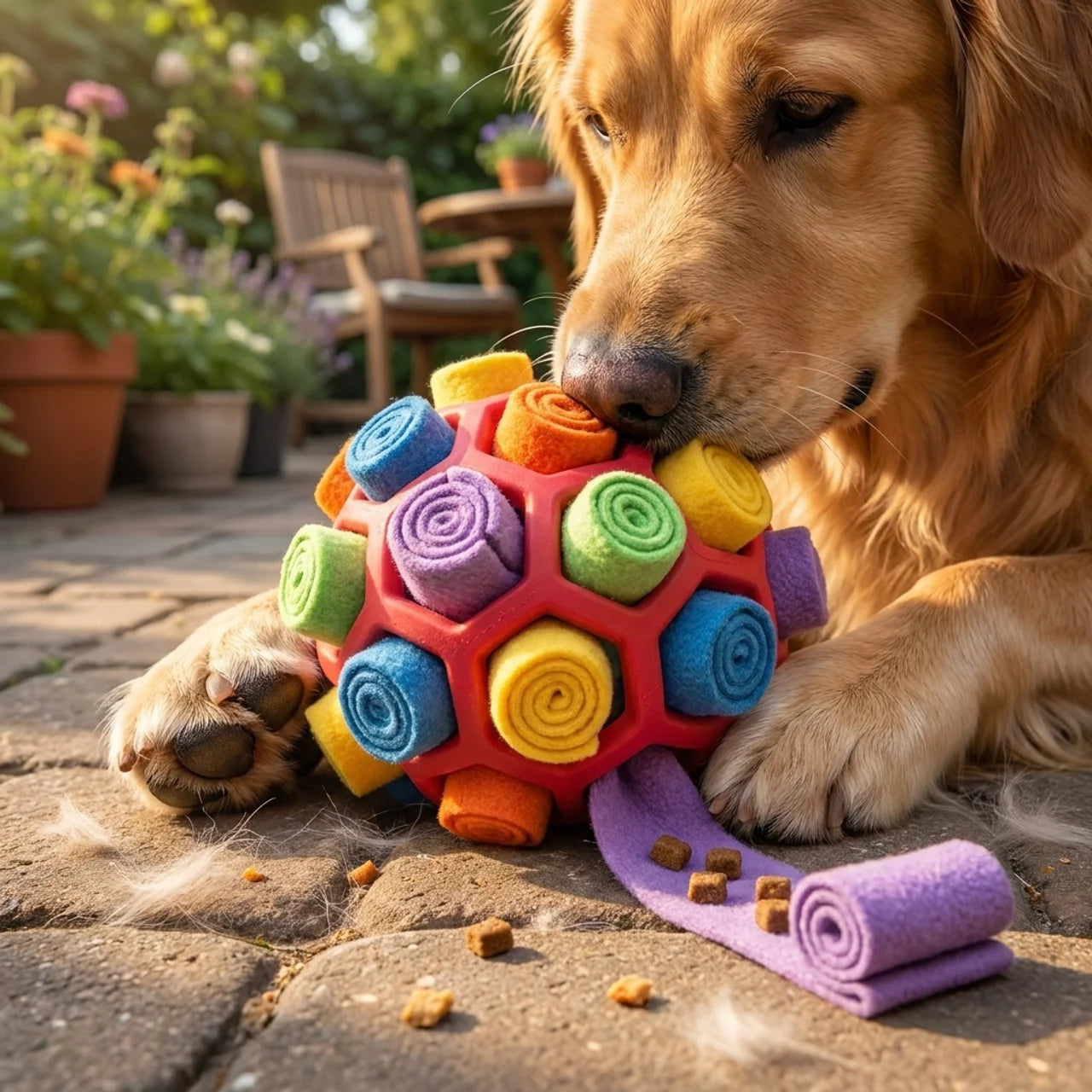 ScritchPets Snuffle Ball Dog Toy