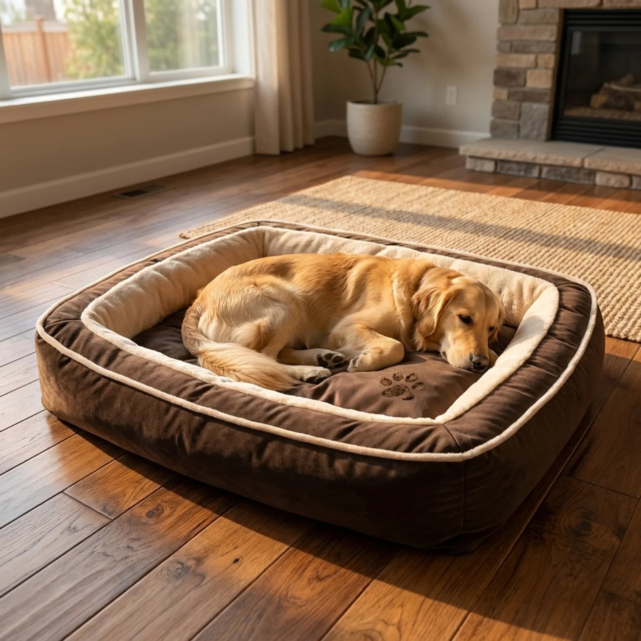 ScritchPets Comfort Bolster Dog Sofa Bed