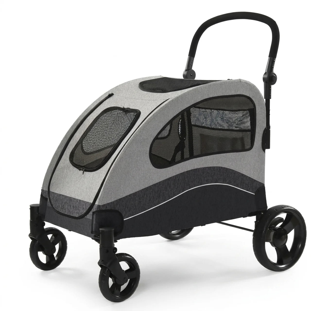 ScritchPets 2 in 1 Convertible Pet Stroller and Car Seat