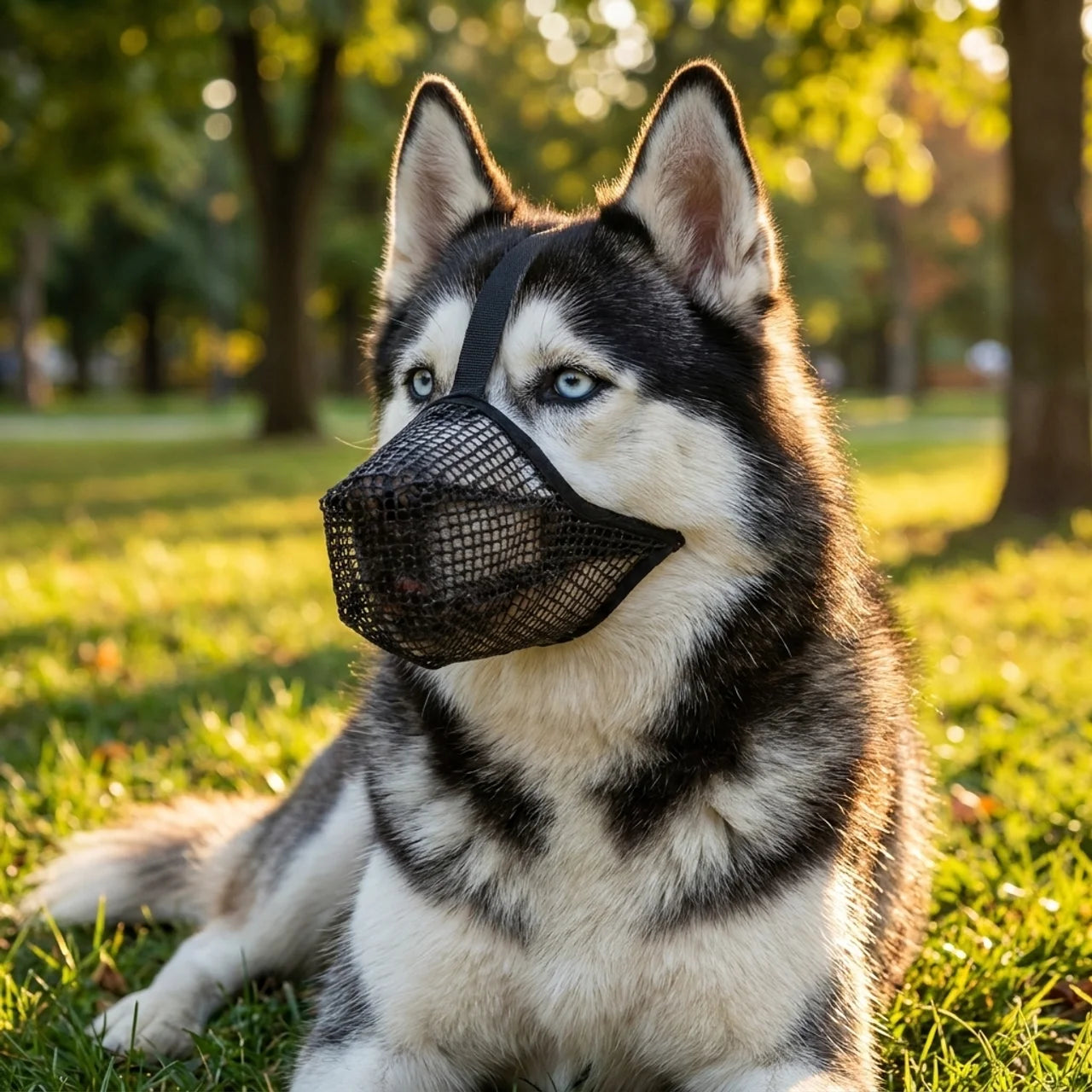 ScritchPets Mesh Dog Muzzle