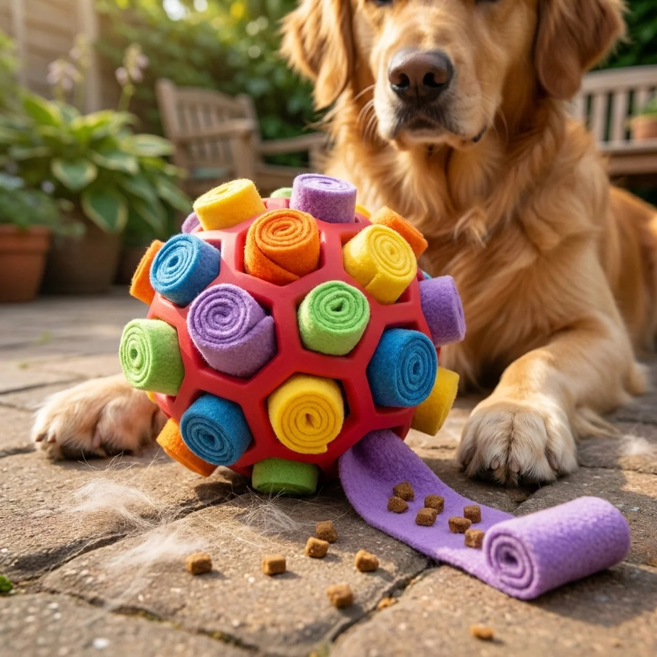 ScritchPets Snuffle Ball Dog Toy