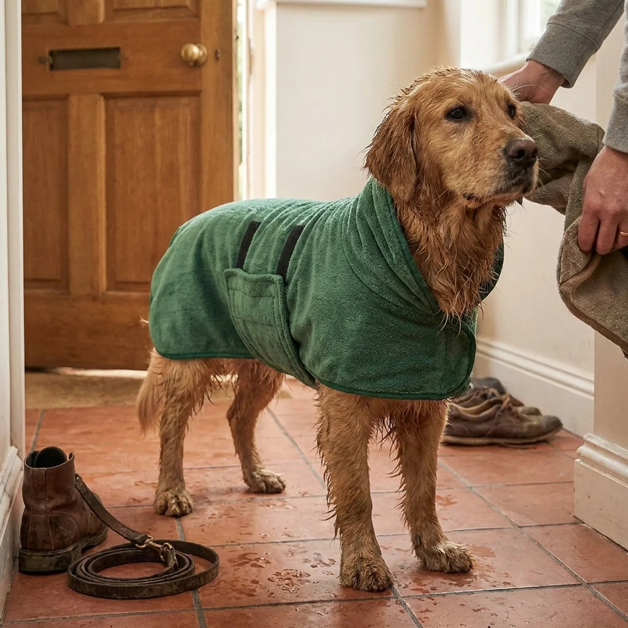 ScritchPets Dog Drying Robe