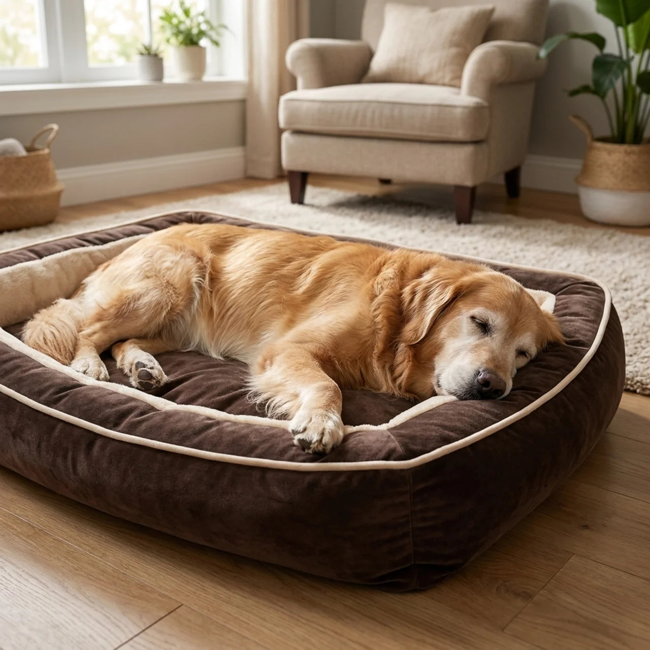 ScritchPets Comfort Bolster Dog Sofa Bed