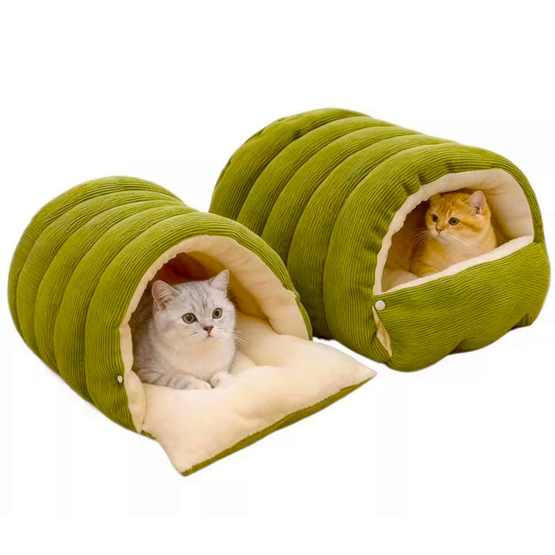 ScritchPets Closed Off Winter Cat Bed