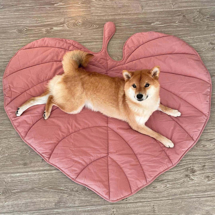 ScritchPets Leaf Shape Dog Blanket Mat