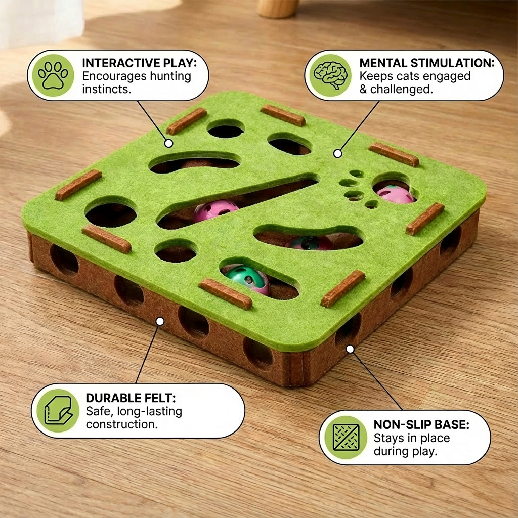 ScritchPets Cat Puzzle Feeder